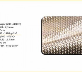 Yüksek Isıya Dayanıklı Kumaş - High Temperature Fabrics