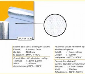 Yüksek Isıya Dayanıklı Kumaş - High Temperature Fabrics